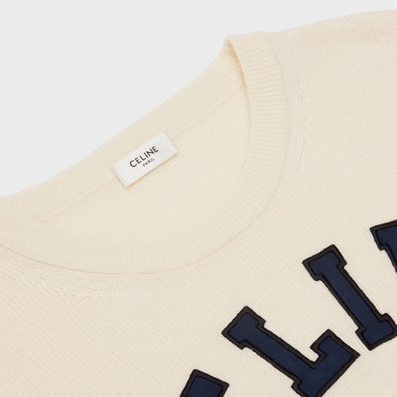Celine athletic sweater in Cashmere wool 3
