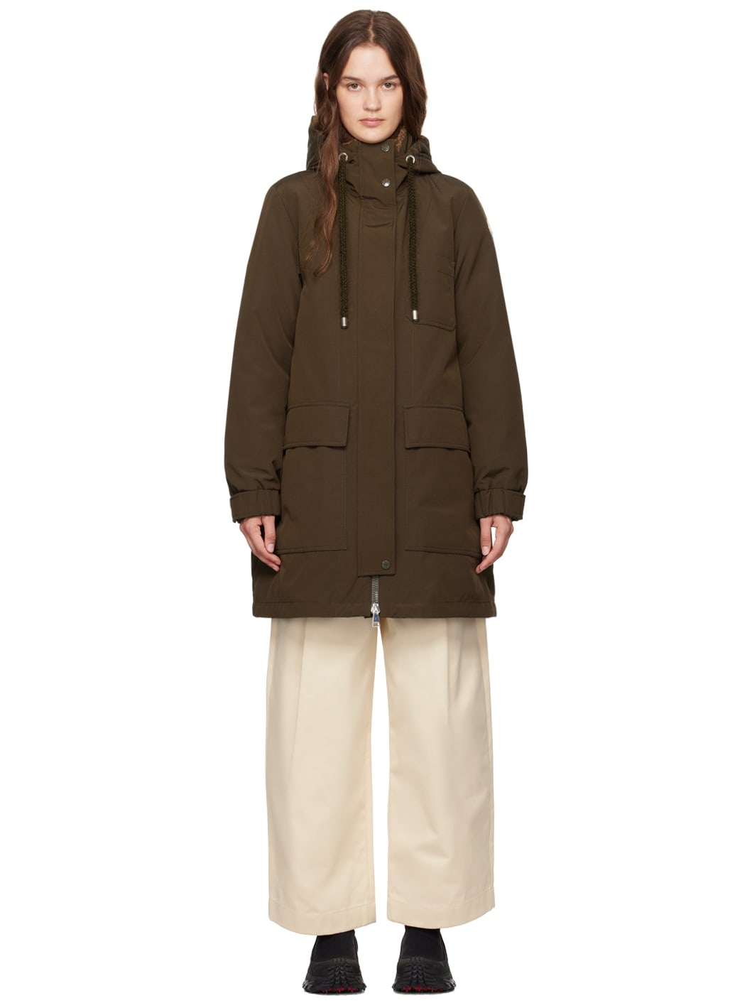 Green Urfe Down Coat - 1