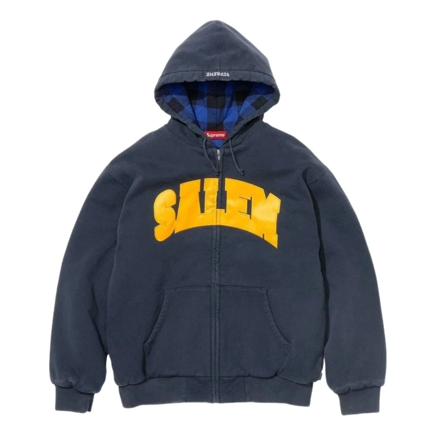 Supreme x SALEM SS26 Zip Up Hooded Sweatshirt 'Navy' SUP-SS26-270-NVY - 1