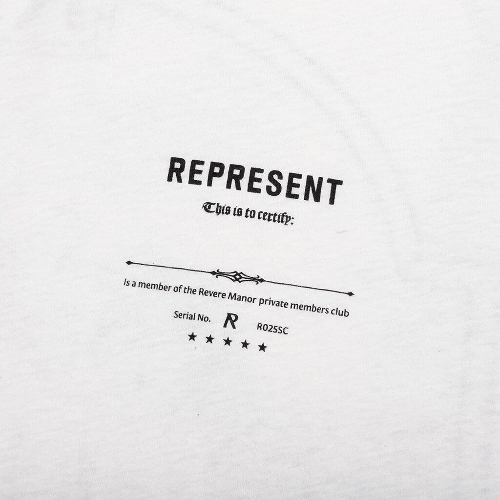 REVERE MANOR T-SHIRT - AGED WHITE - 7