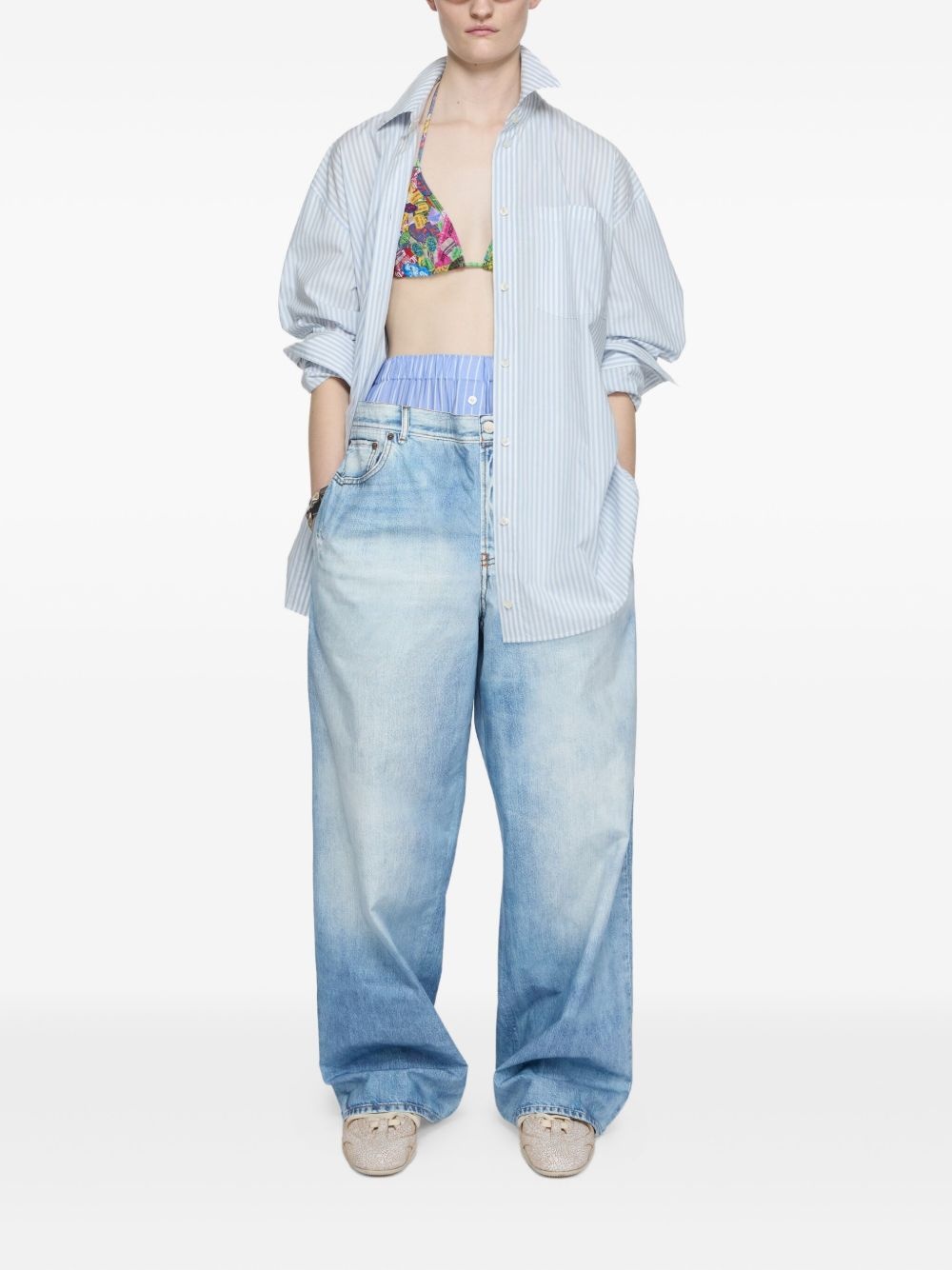 trompe l'oeil trousers - 2