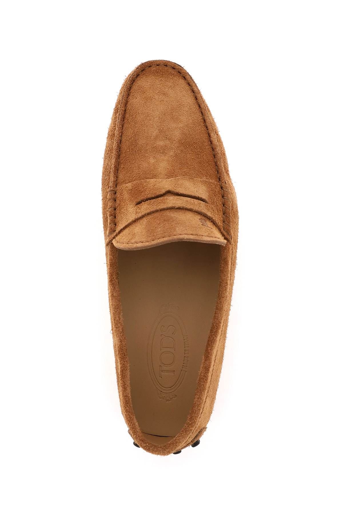 SUEDE LEATHER GOMMINO DRIVER LOAFERS - 3