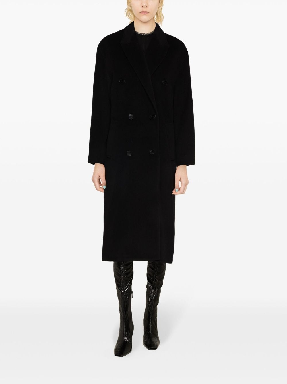 Isabel Marant Theodore wool-blend coat | farfetch | REVERSIBLE