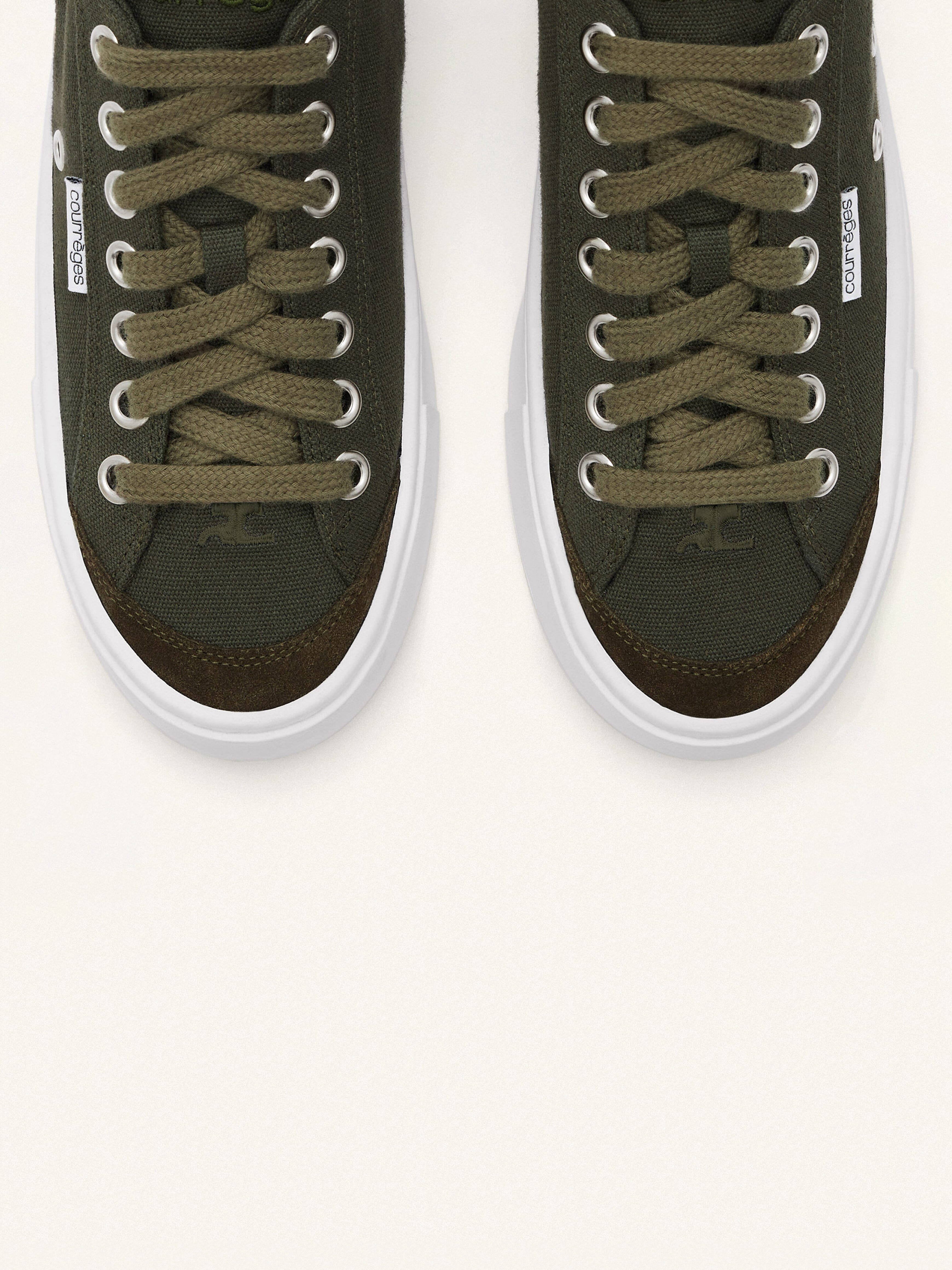 CANVAS 01 COTTON LOW SNEAKERS - 4