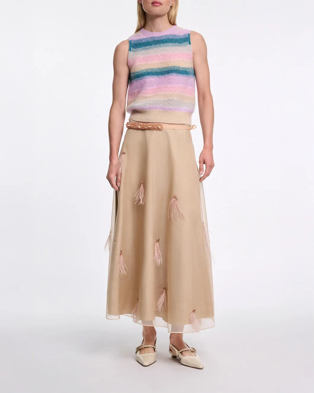 SHEER VOLUMES SKIRT - 2