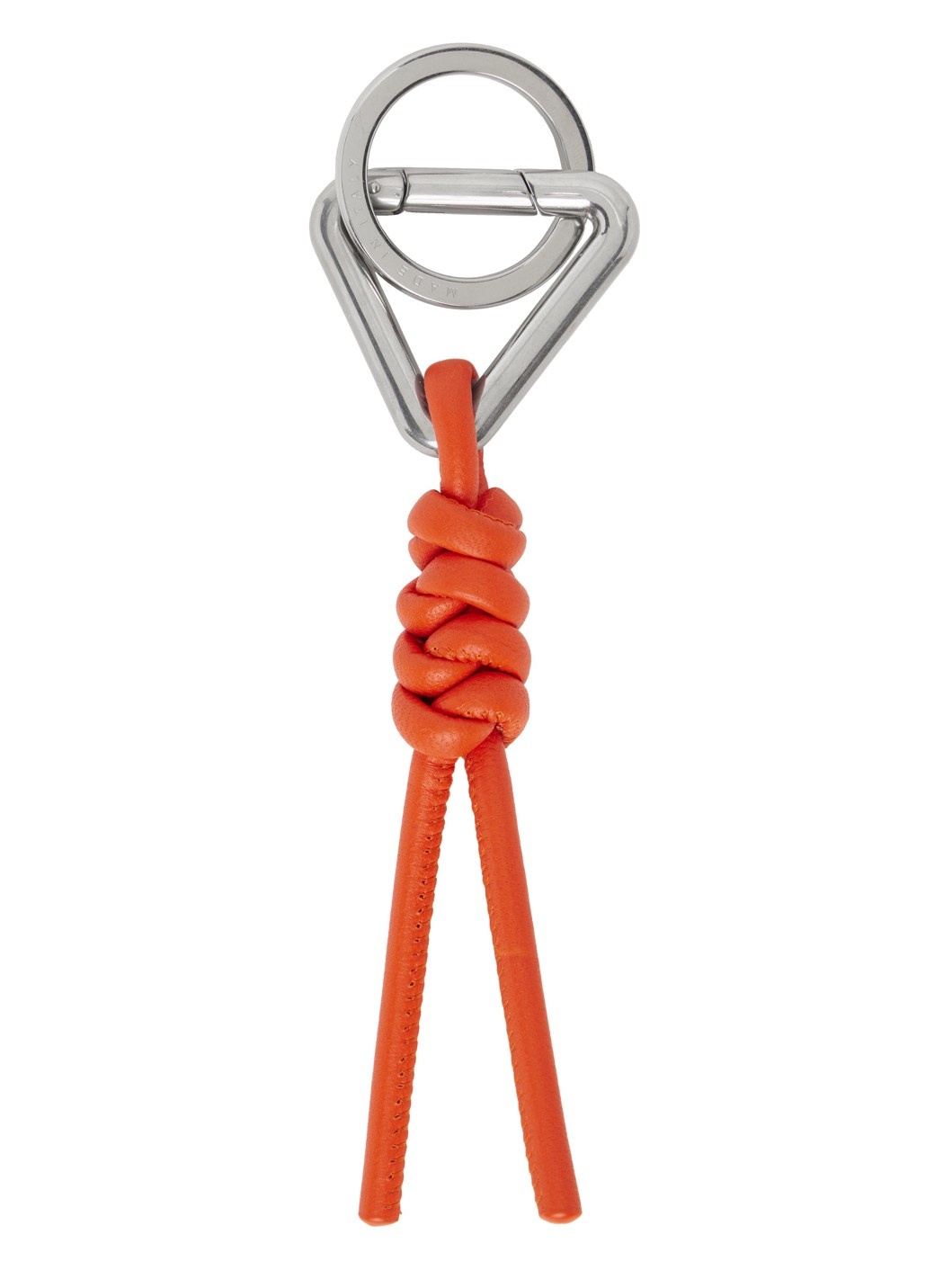 Orange Triangle Key Ring - 2