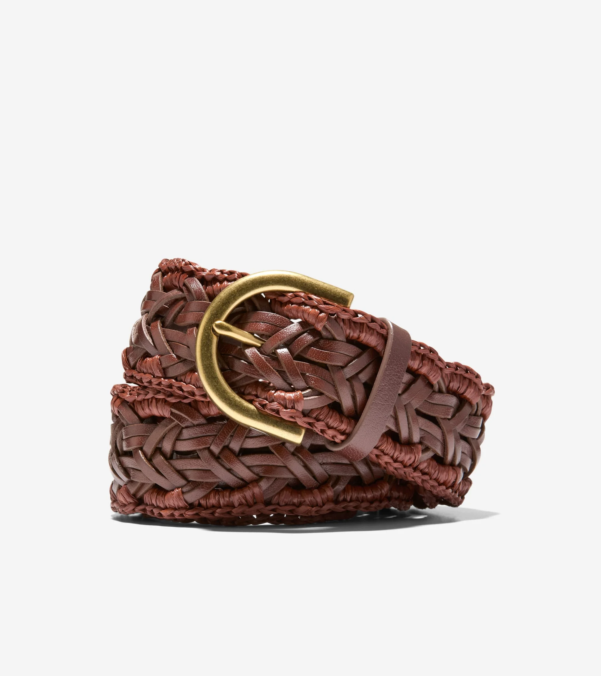 Women's 40MM Raffia Edge Braid Belt - 1