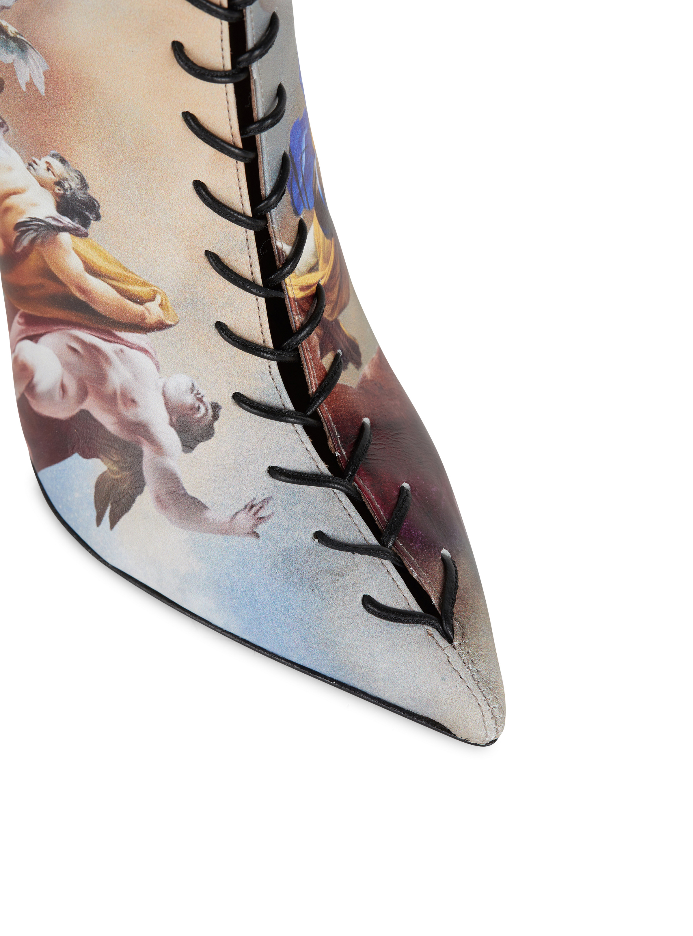 Uria ankle boots in Sky print leather - 7