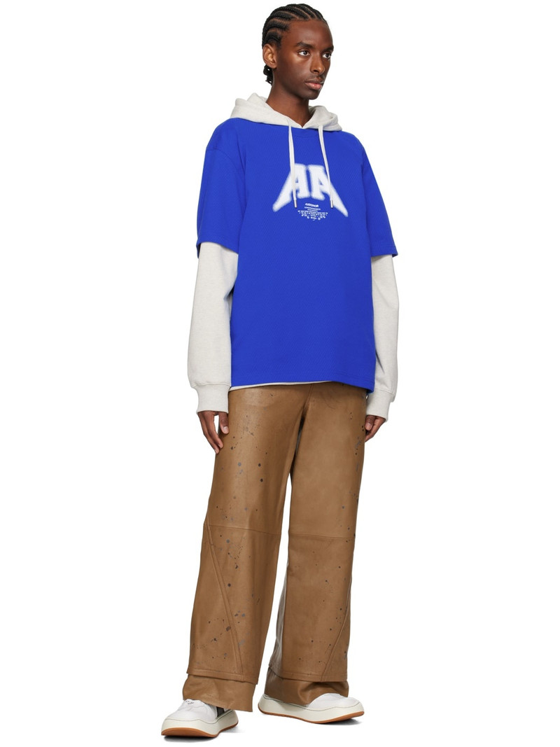ADER error Blue Printed T-Shirt outlook