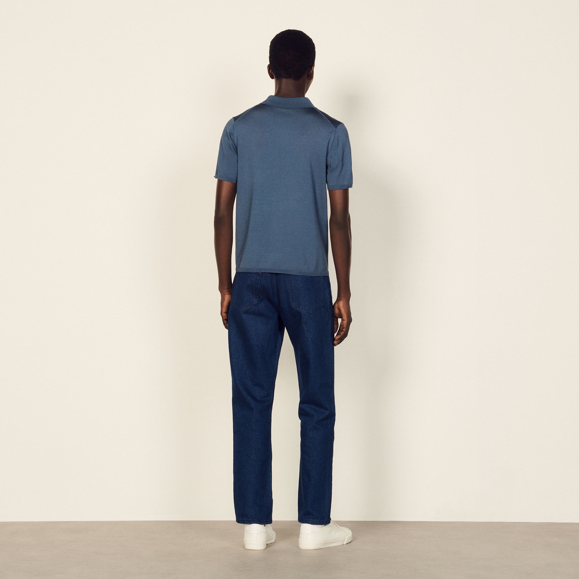 Knitted polo shirt - 3