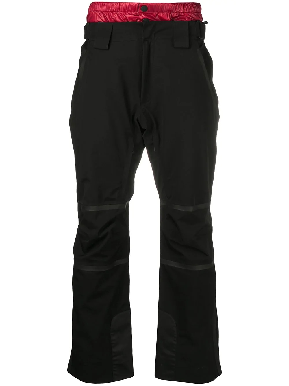 padded waistband cargo trousers - 1