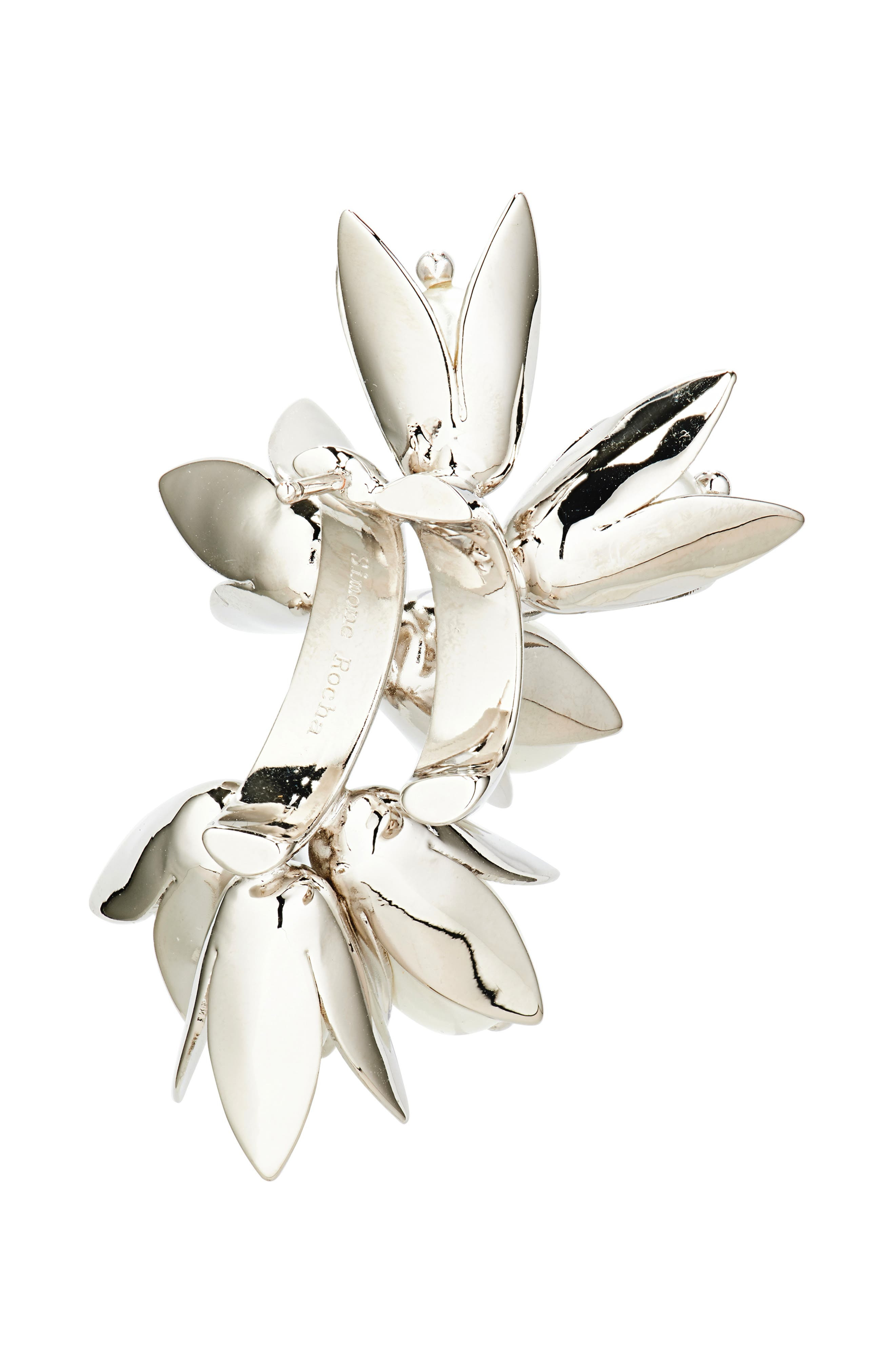 Simone Rocha Encased Faux Pearl Flower Cluster Earrings at Nordstrom - 2
