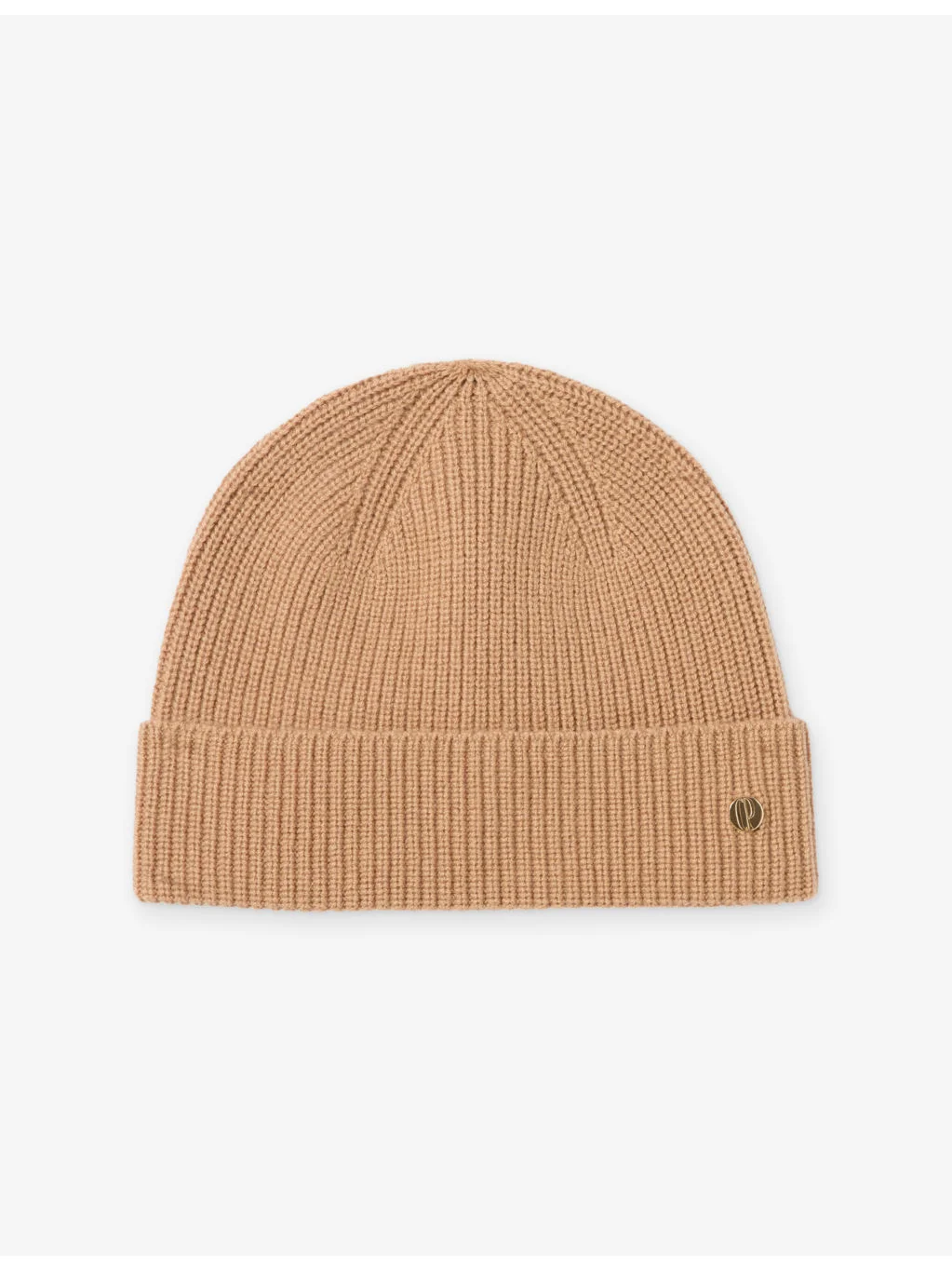 Ribbed Logo-Charm Wool and Cashmere Beanie - 1