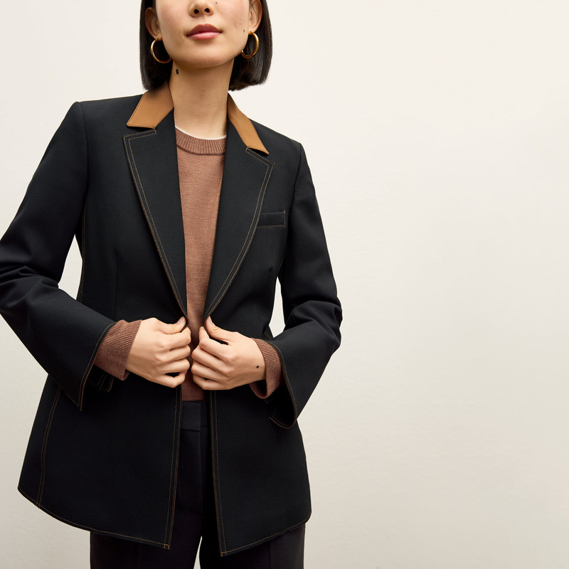 Kit Contrast Sweater - Merino 6