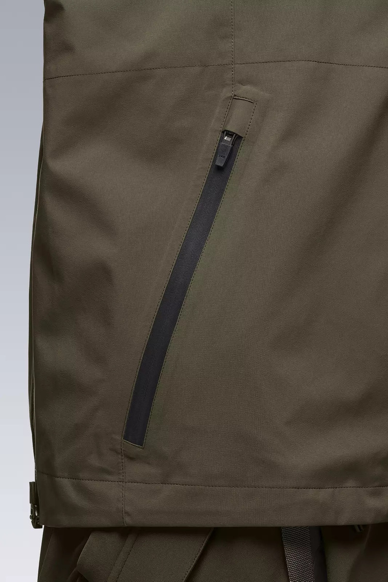 J1A-GTKR-RFM KR EX 3L Gore-Tex® Pro Interops Jacket RAF Green with size 5 WR zippers in matte black 27