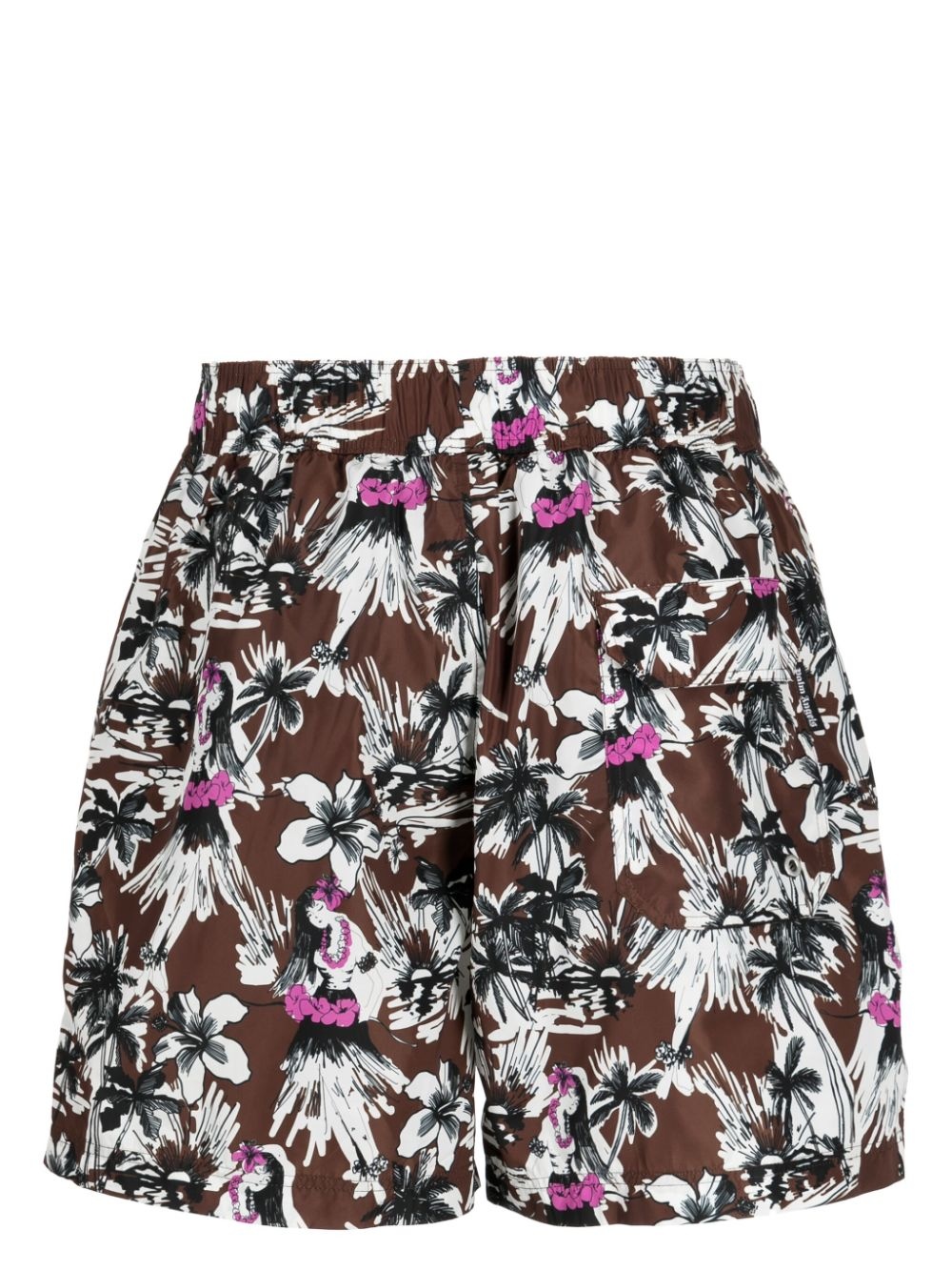 Hula floral-motif swim shorts - 2