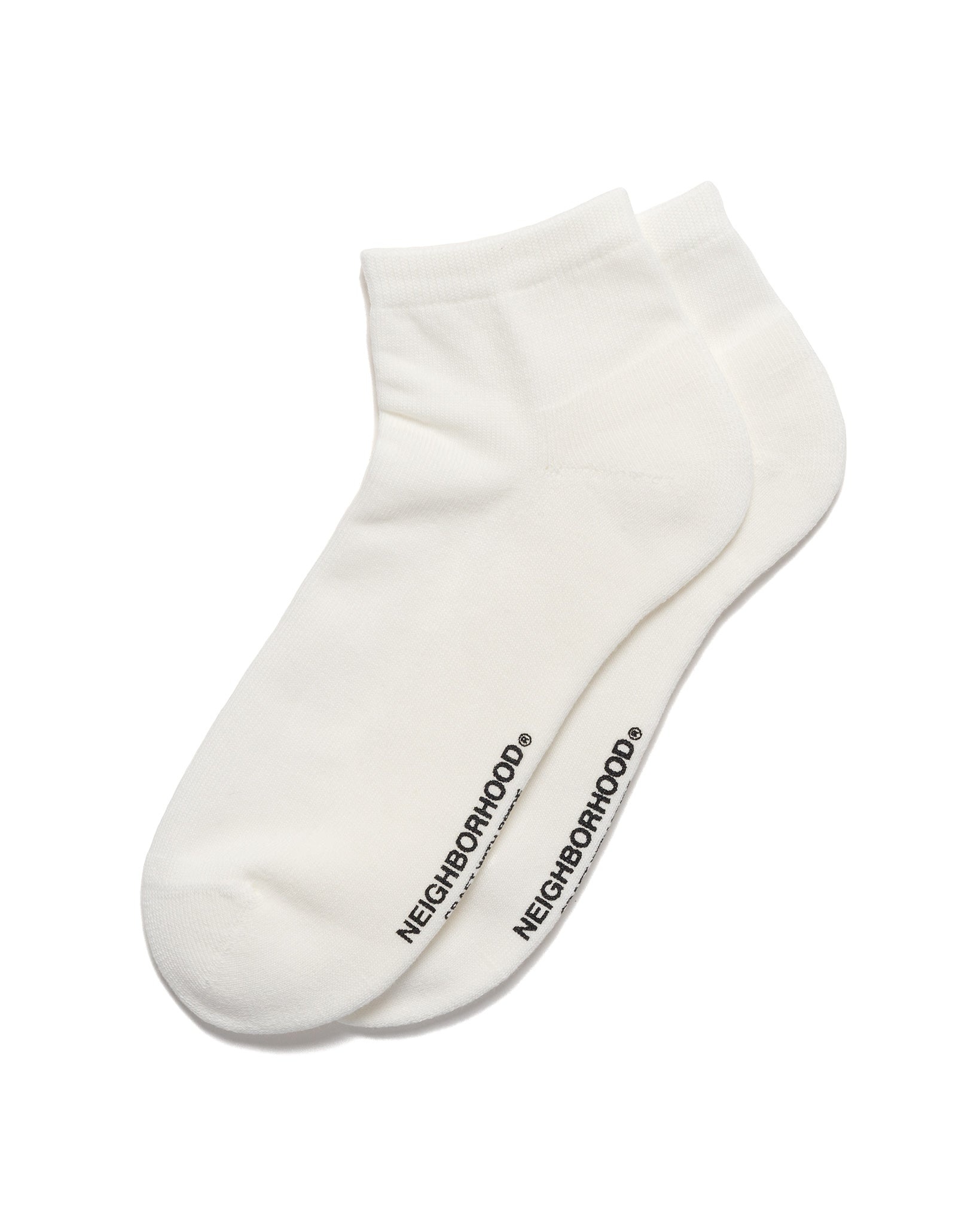 Plain Ankle Socks Off White - 1