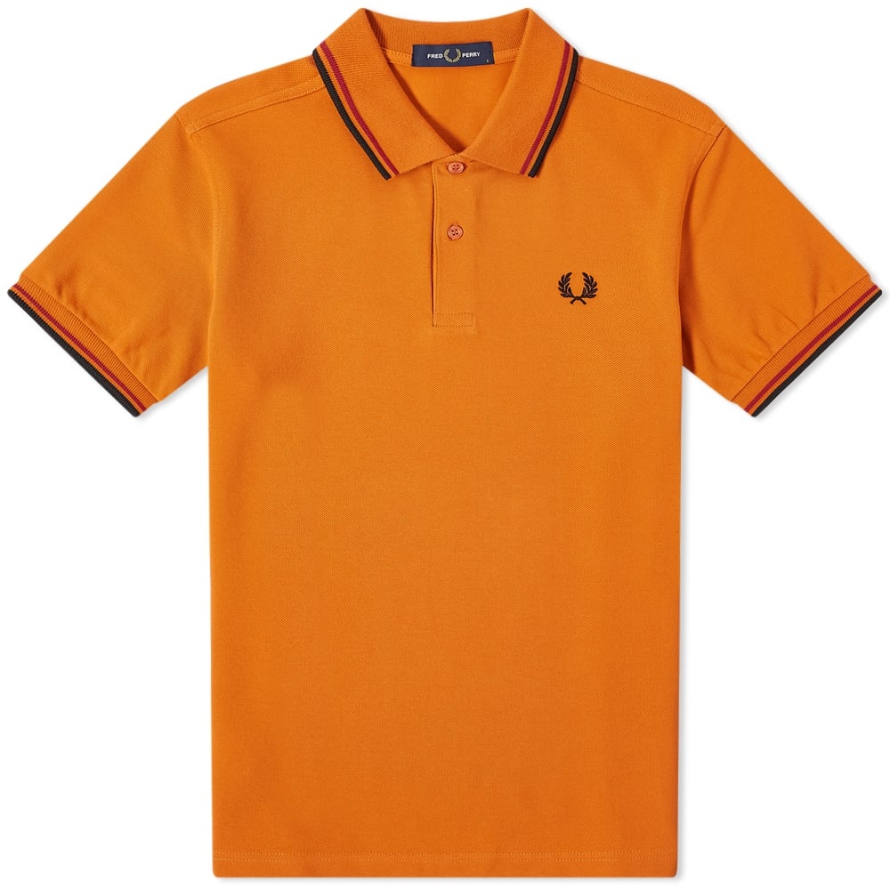 Fred Perry Slim Fit Twin Tipped Polo - 1