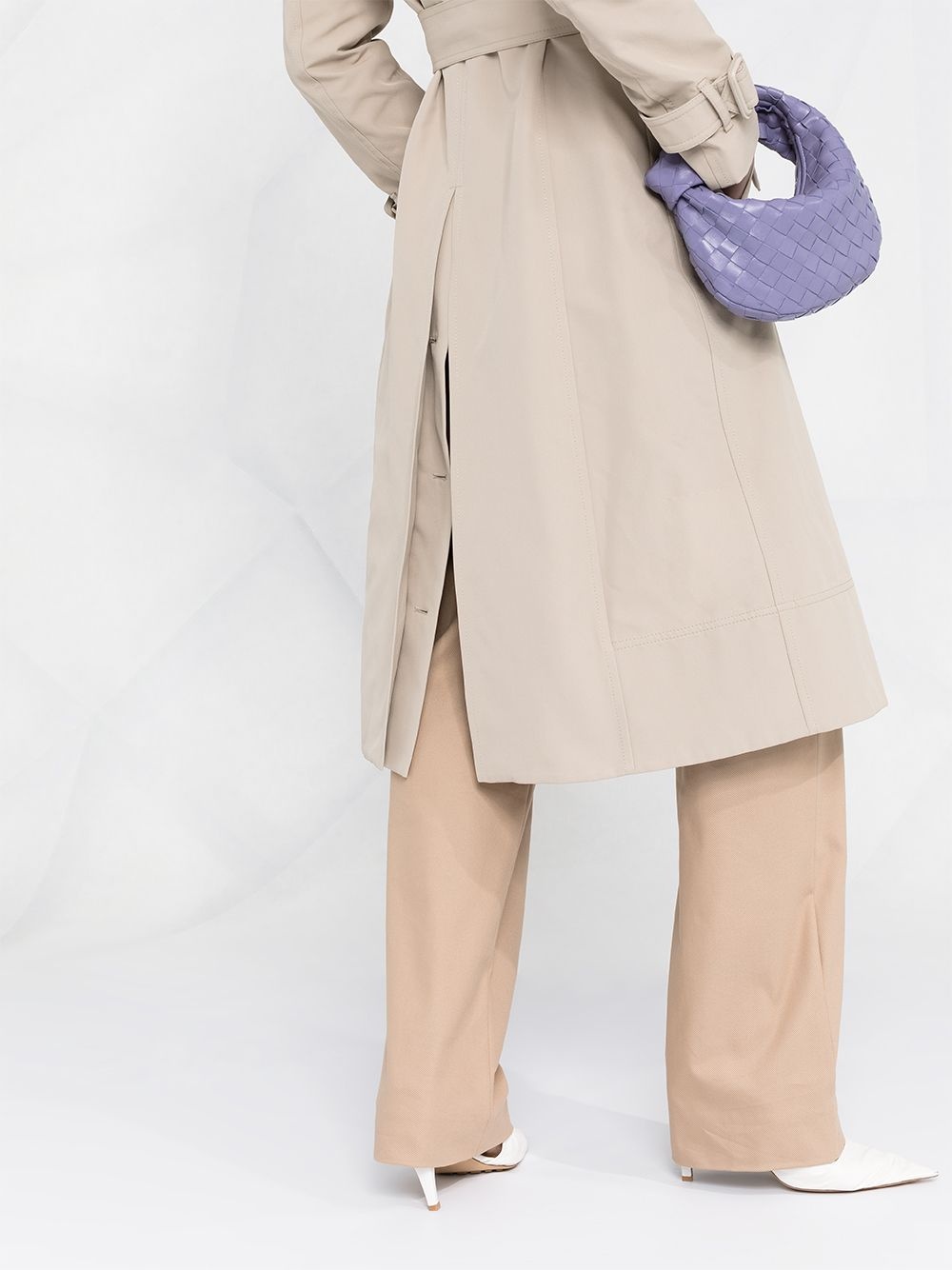 belted trench coat - 5
