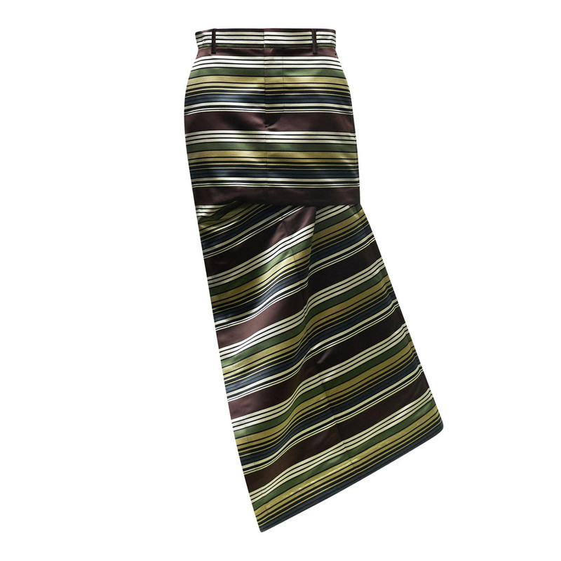 Horizontal Stripe Skirt 1