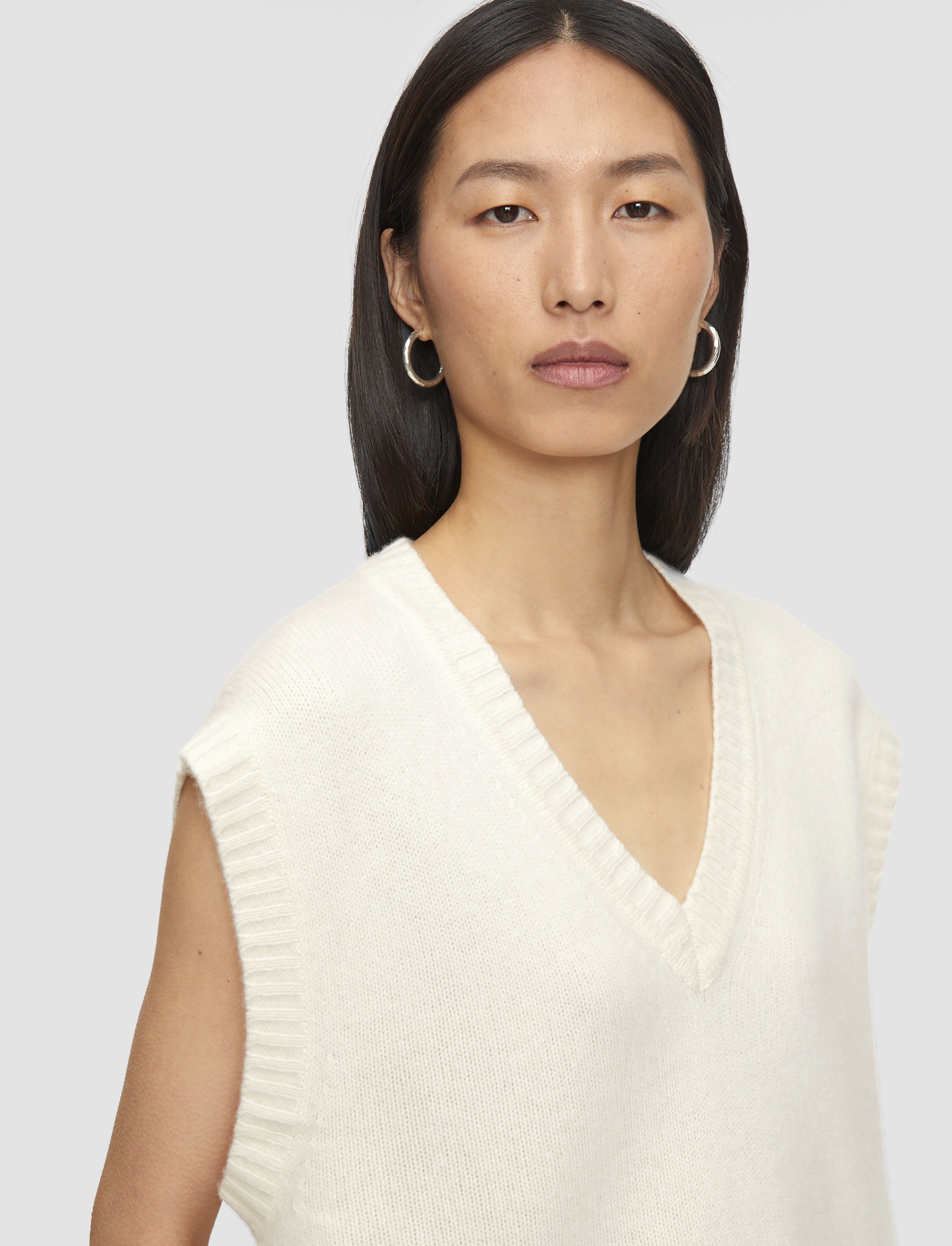 Open Cashmere Vest - 5