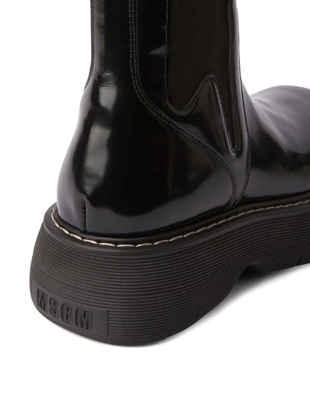 platform leather Chelsea boots - 4