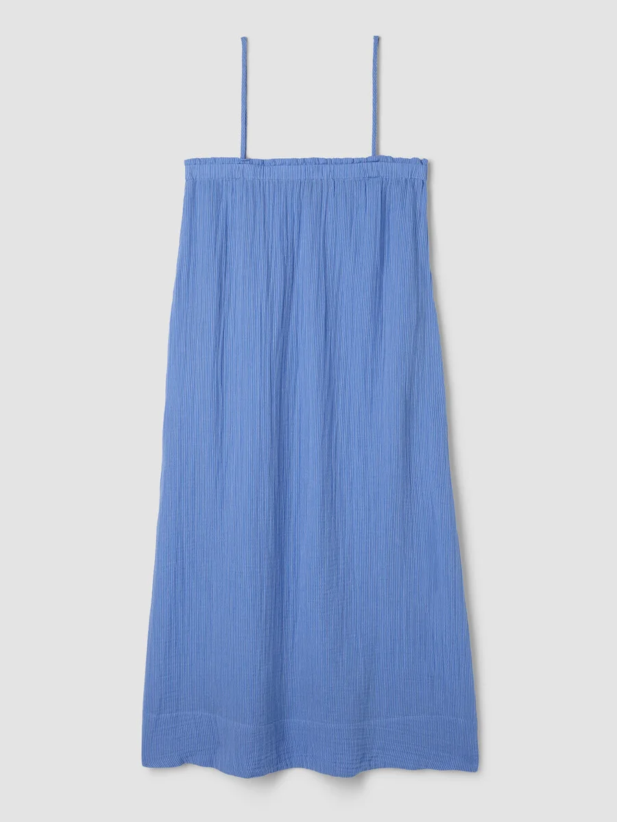 Striped Organic Cotton Gauze Cami Dress - 1