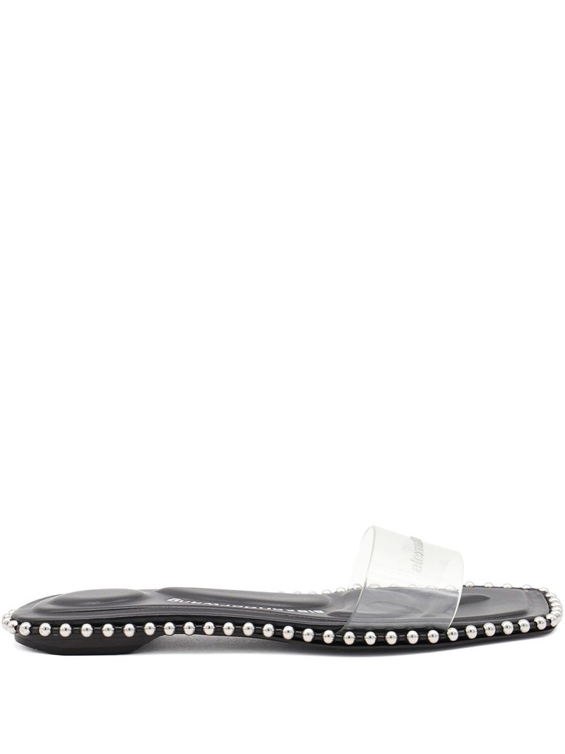 beaded clear-strap flats 1