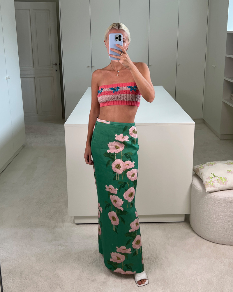 BERNADETTE Cropped Top Dahlia outlook