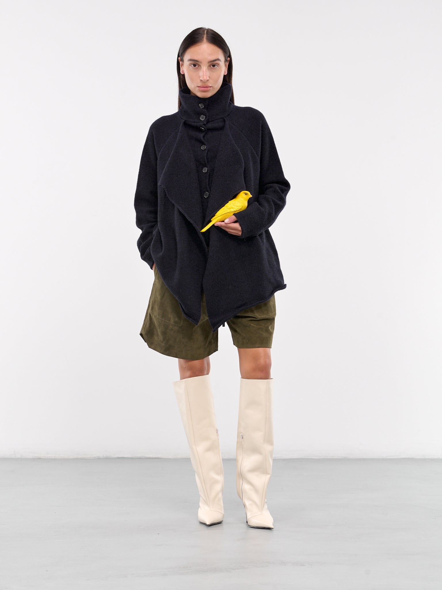 Elasticated Suede Shorts - 6