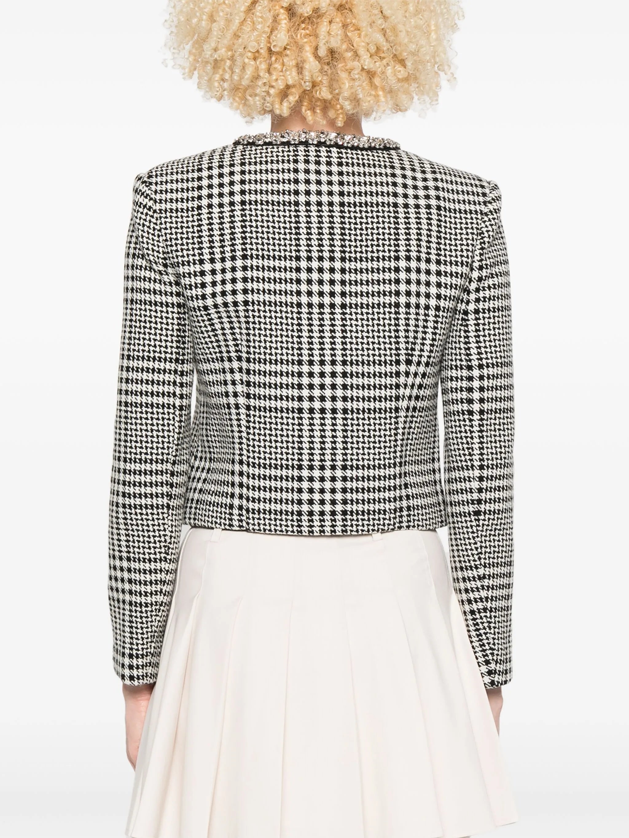 Self Portrait Houndstooth Jacket - 4