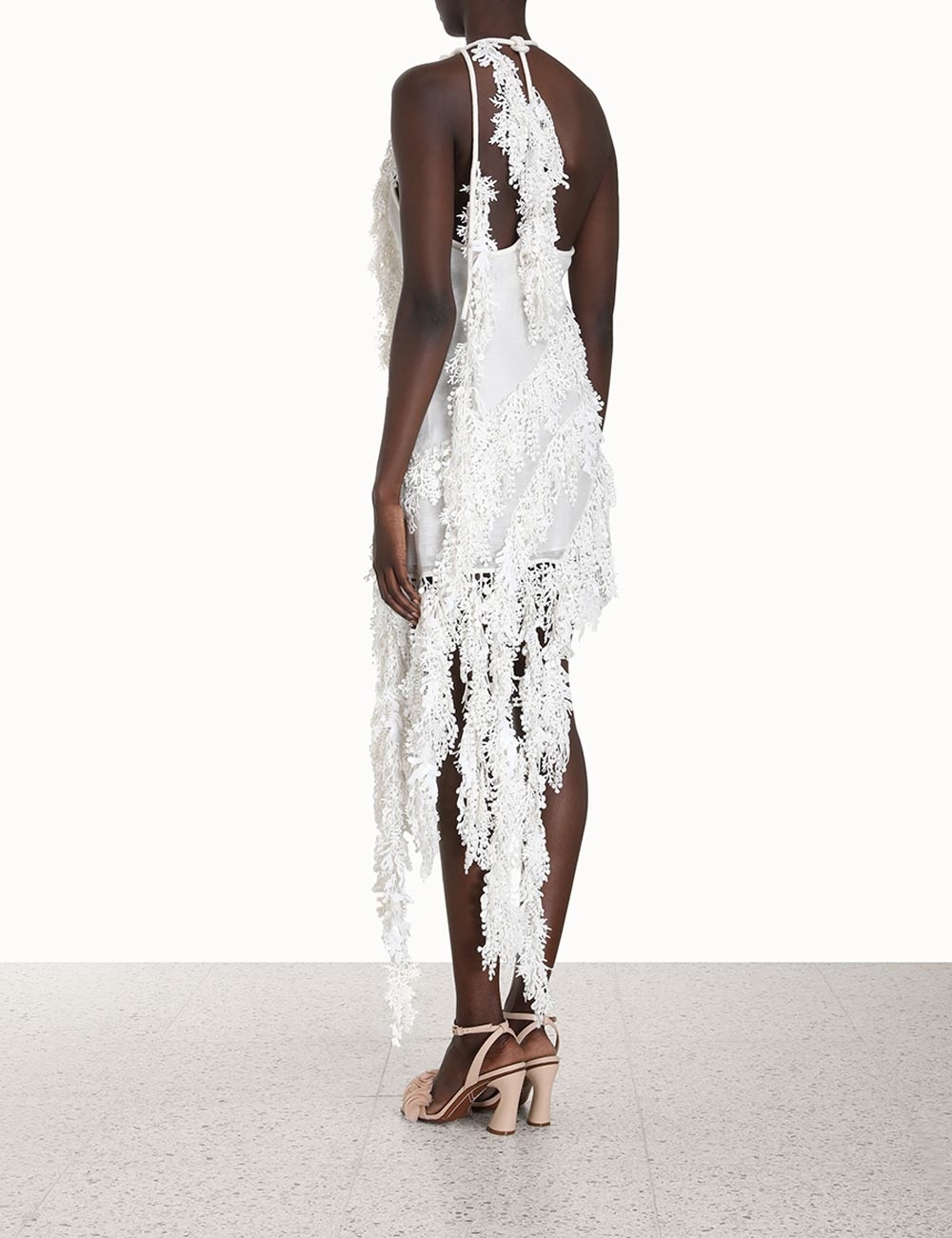 zimmermann glitter dress Long Tight Sequin Prom Dress in Bright Neon main image 0
