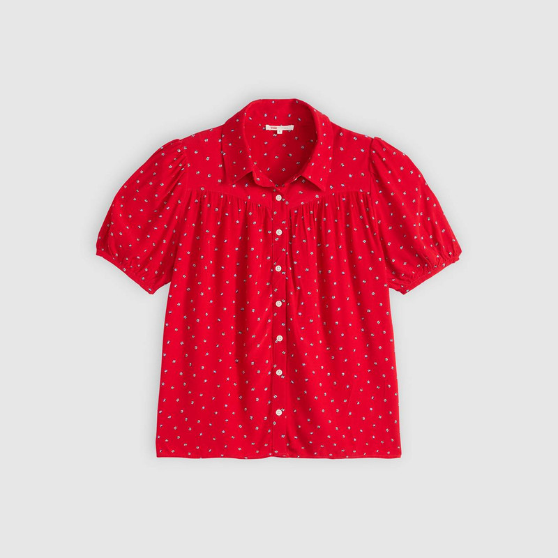 LEA SHORT-SLEEVE BLOUSE 1