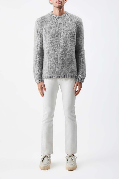 GABRIELA HEARST Lawrence Knit Sweater in Heather Grey Welfat Cashmere outlook