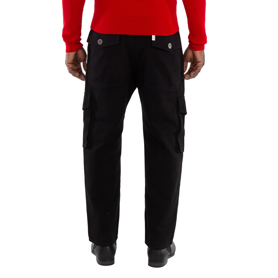 Balmain Straight-Cut Cargo Cotton Trousers - 3