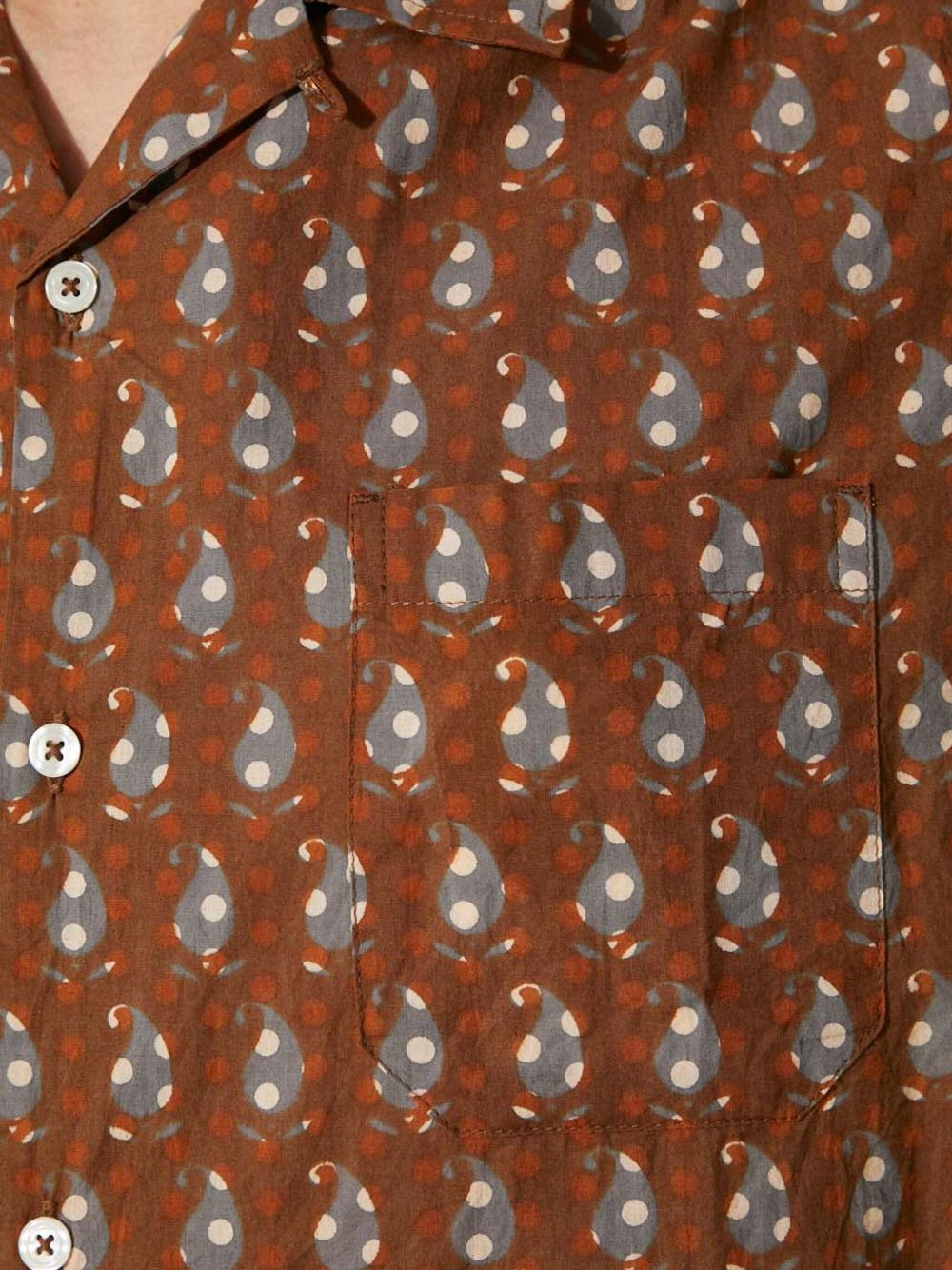 paisley-print short-sleeve shirt - 4