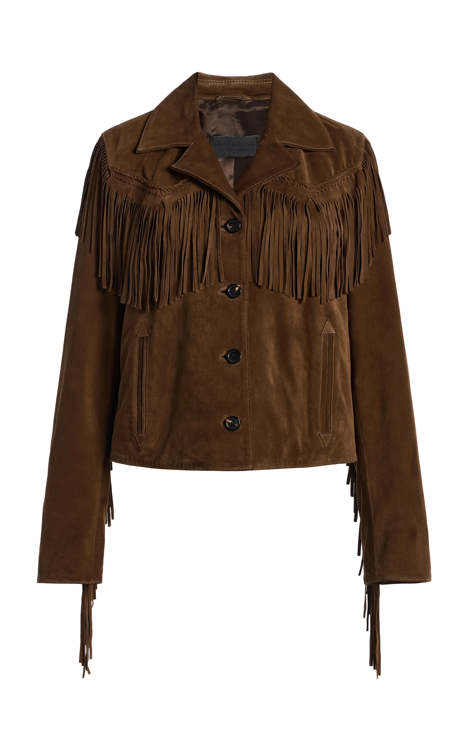 Eloi Fringed Suede Jacket - 1