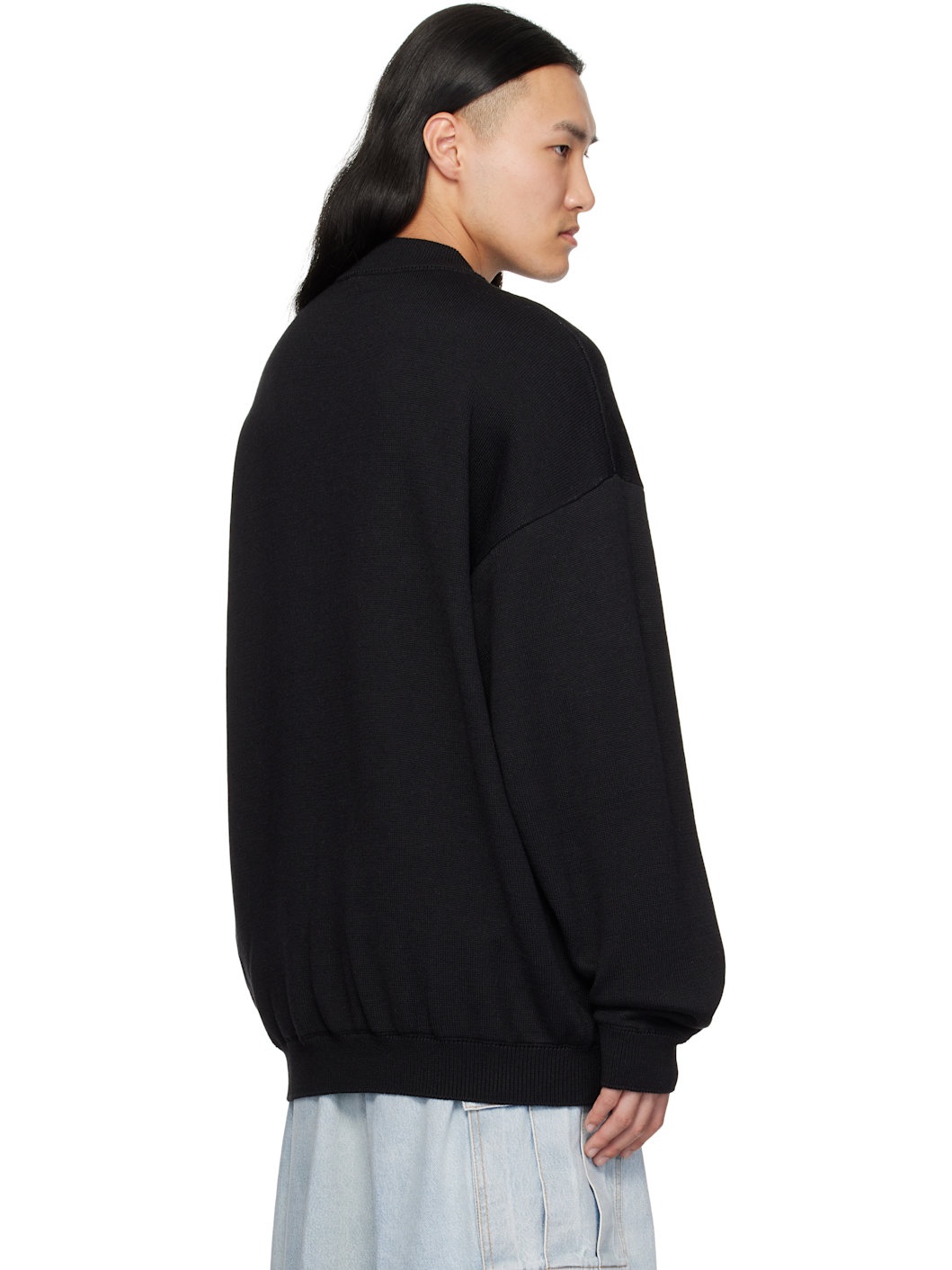 Black 'I Love Logos' Sweater - 3