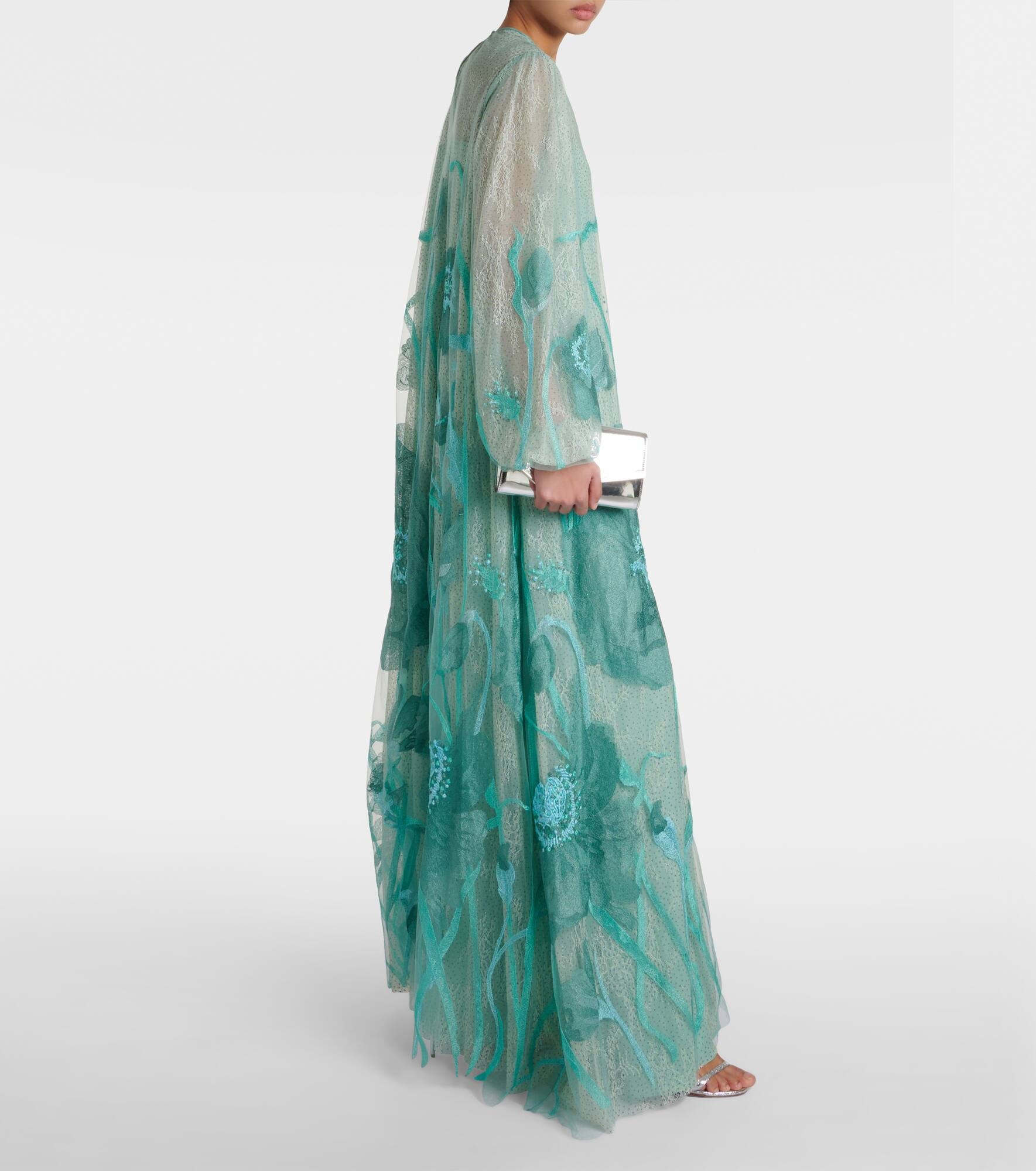 Yesenia embroidered tulle gown - 6