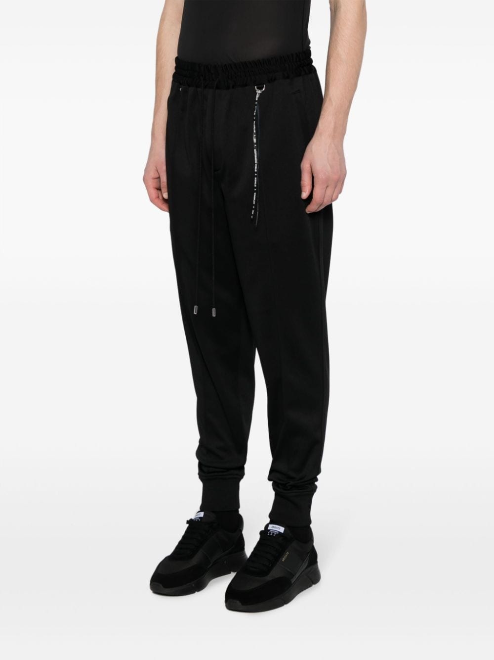 logo-print drawstring track pants - 3