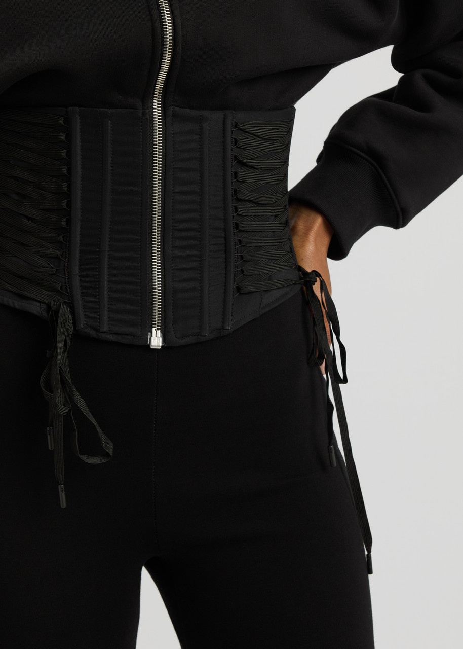 Mugler Corset Cotton Sweatshirt - 5