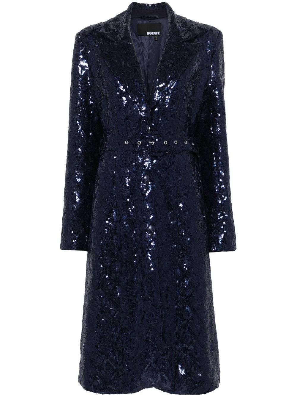 sequinned coat - 1