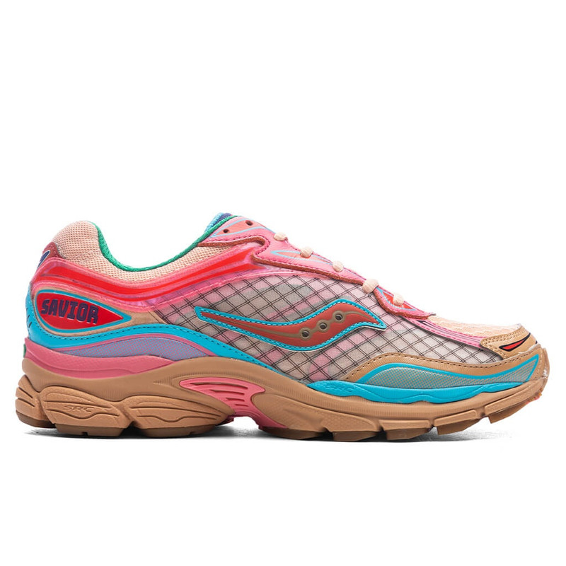 SAUCONY X JAE TIPS PROGRID OMNI 9 - TAN/PINK - 1