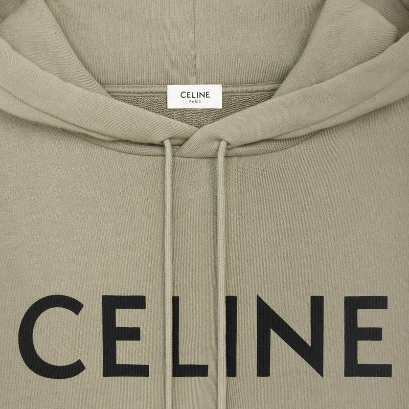 CELINE HOODIE IN COTTON FLEECE 3
