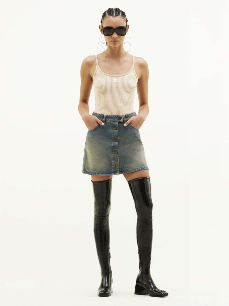 courrèges KNITTED TANK TOP REEDITION outlook