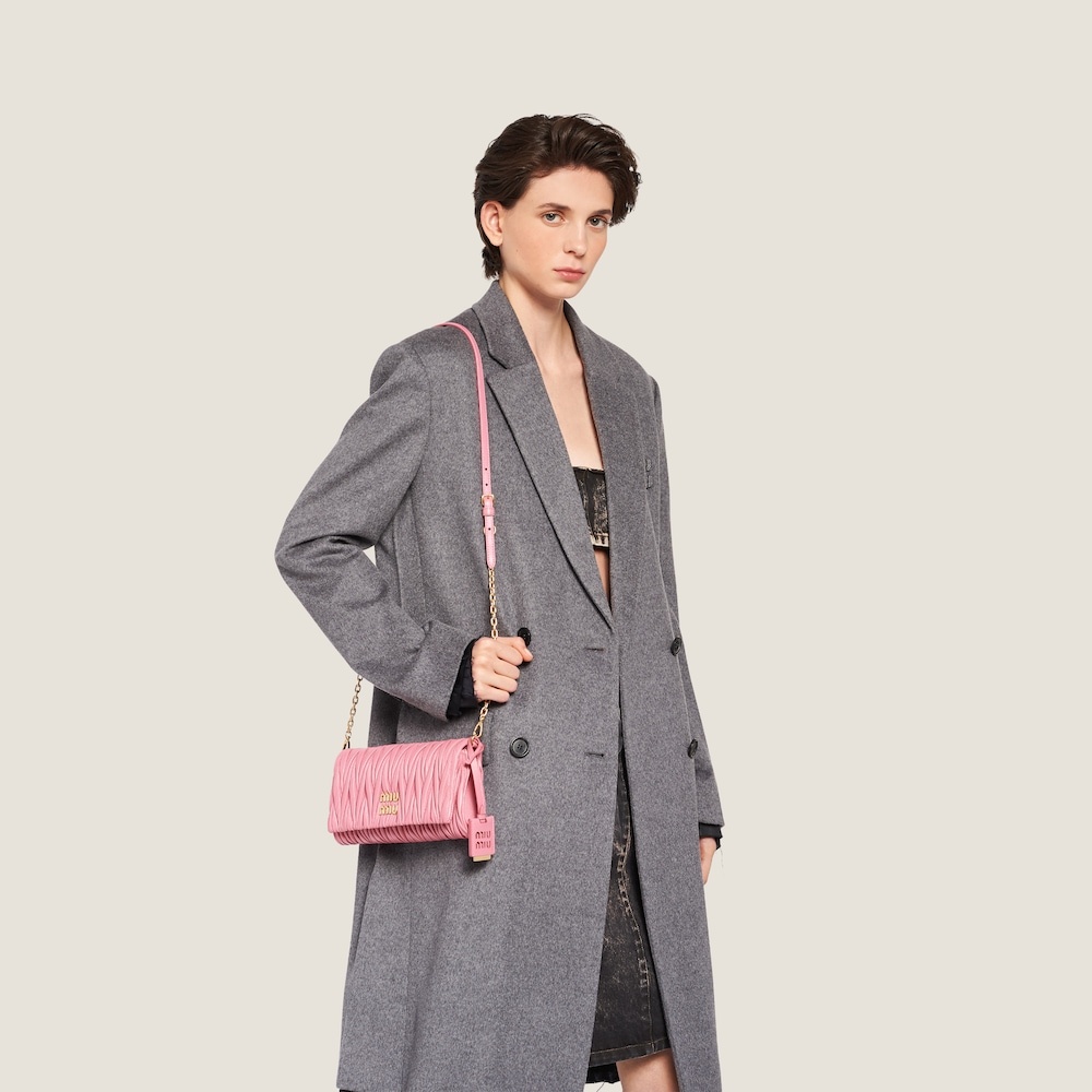Matelassé nappa leather shoulder bag - 2