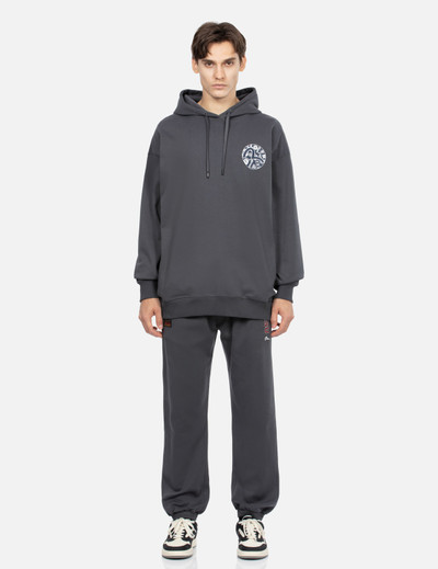 EVISU SEAGULL PRINT AND LOGO EMBROIDERY LOOSE FIT HOODIE outlook