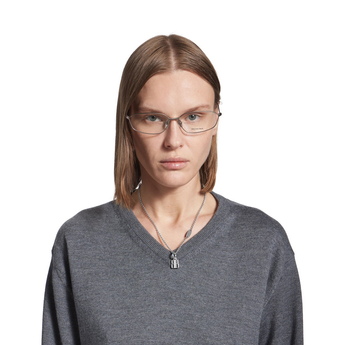 Women's Nano Thin Necklace in Silver - 4