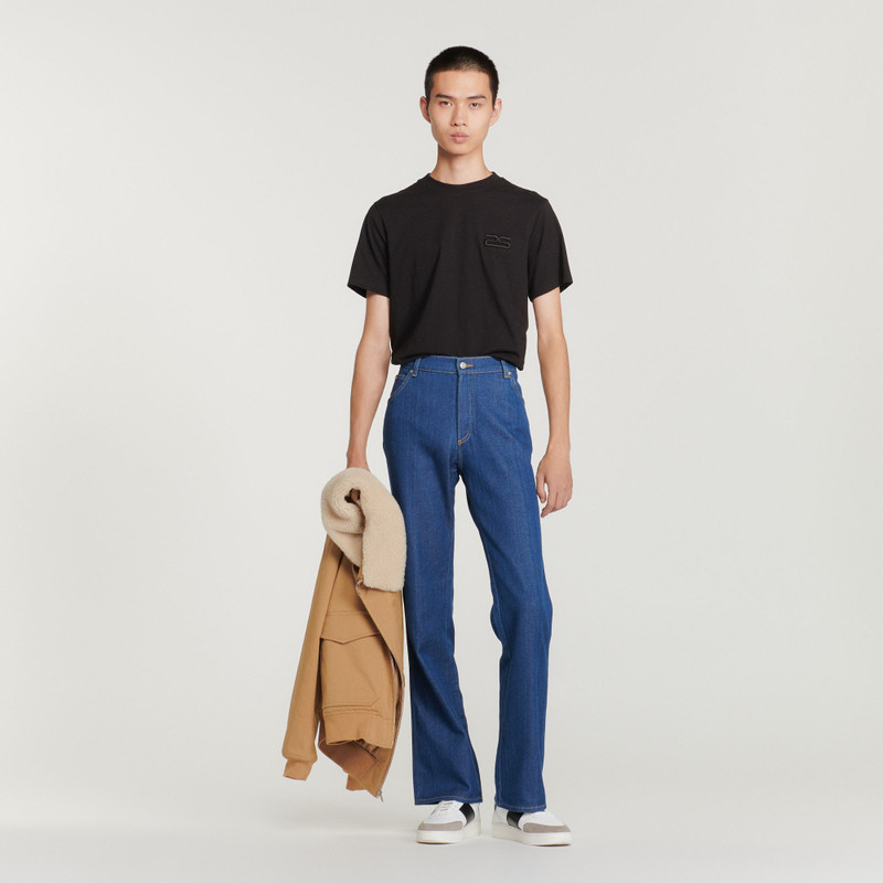 Sandro Organic cotton T-shirt with embroidery outlook