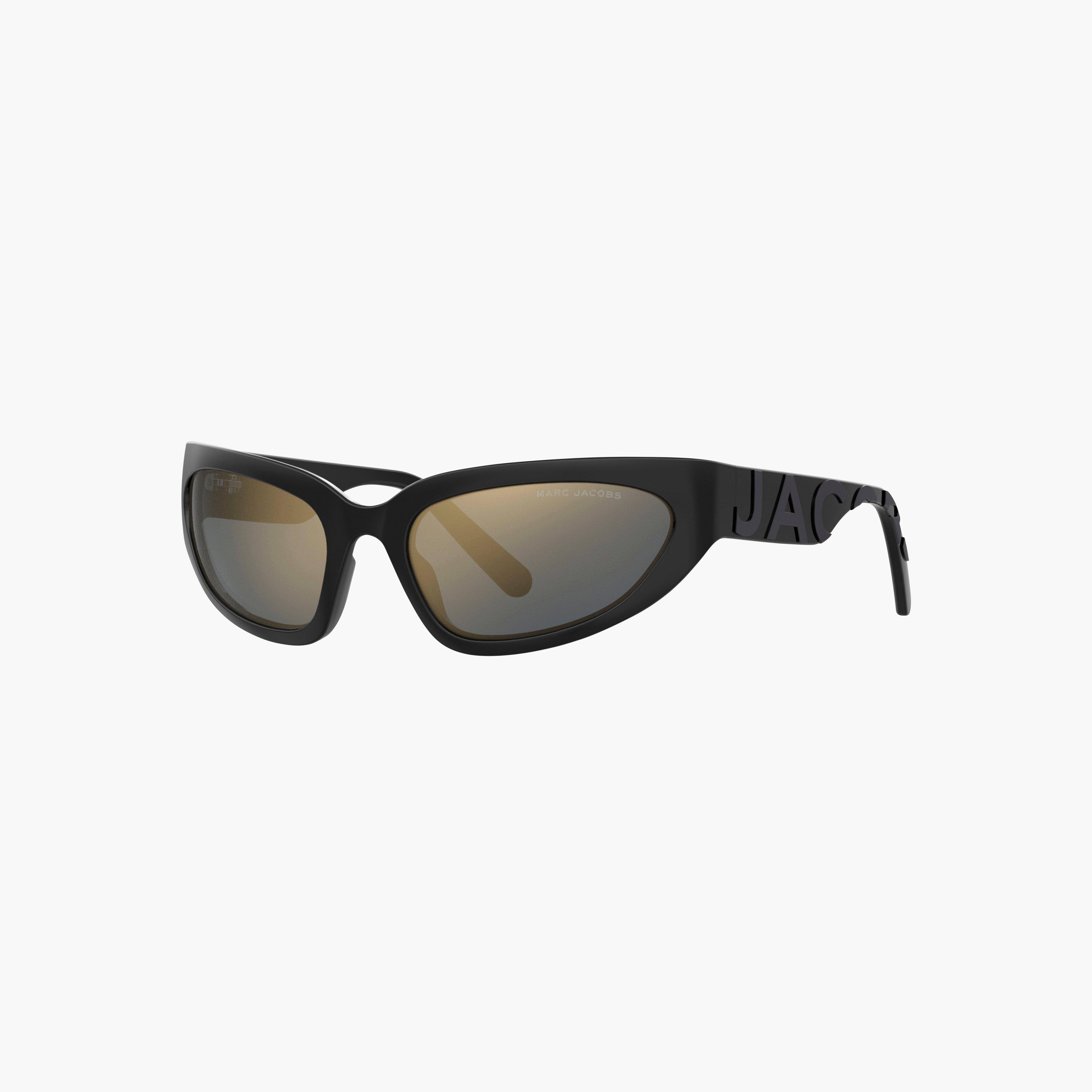 Marc Jacobs THE BOLD LOGO WRAPPED MIRRORED SUNGLASSES | REVERSIBLE